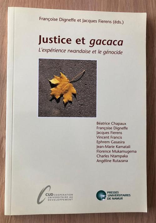 Françoise Digneffe Jacques Fierens (éds.)  Justice et gacaca, Boeken, Politiek en Maatschappij, Nieuw, Ophalen of Verzenden