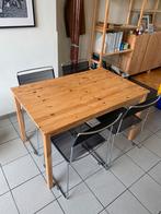 Ikea pine wood tafel, Huis en Inrichting, Tafels | Eettafels, Ophalen, Gebruikt, 100 tot 150 cm, Scandinavisch