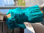 Damesblouse maat xs/s turkoois/zijde polyester katoen, Ophalen of Verzenden, Zo goed als nieuw, Maat 34 (XS) of kleiner, Overige kleuren