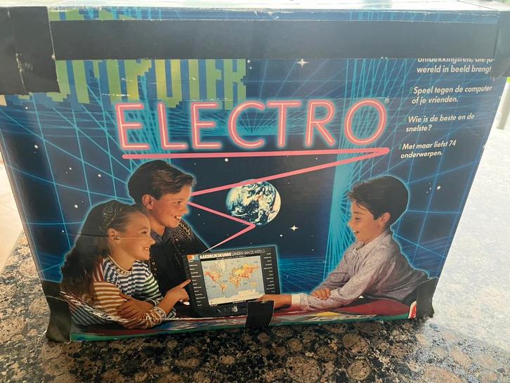 Electro spelcomputer merk Jumbo, Kinderen en Baby's, Speelgoed | Educatief en Creatief, Zo goed als nieuw, Bouwen, Puzzelen, Taal en Lezen
