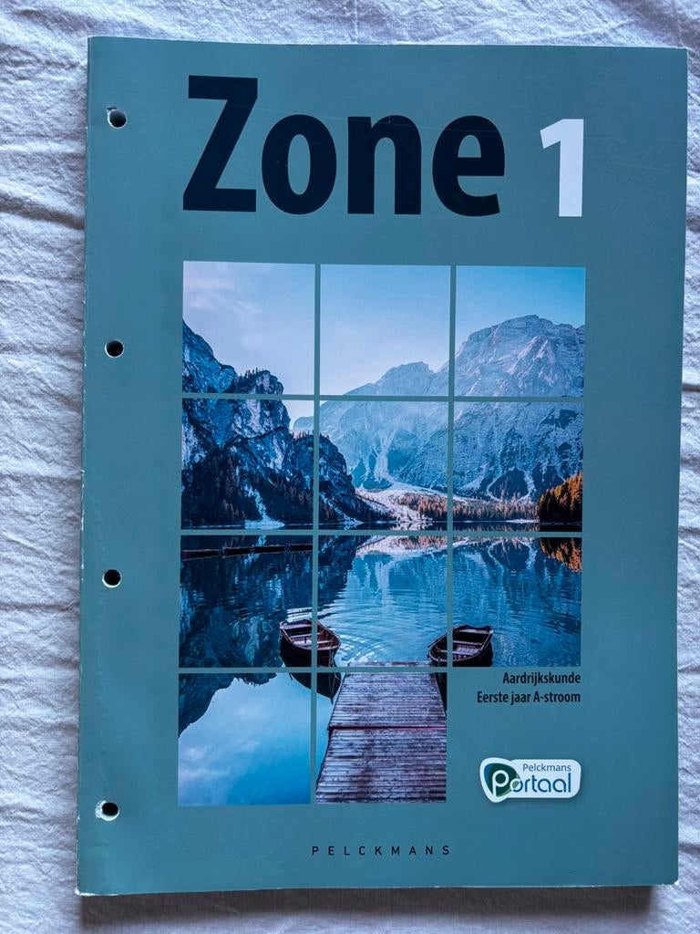 Aardrijkskunde zone 1 - 1e jaar A stroom, Livres, Livres scolaires, Comme neuf, Géographie, Enlèvement