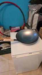 Grote ronde wok met houten handvat | Alleen voor gasfornuis, Huis en Inrichting, Ophalen, Nieuw, Overige materialen, Wok