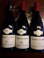 lot de vin de Bourgogne Santenay, Savigny-les-Beaunes, Maran, Collections, Pleine, France, Enlèvement, Vin rouge