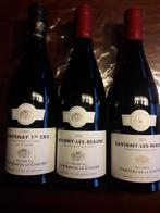 lot de vin de Bourgogne Santenay, Savigny-les-Beaunes, Maran, Collections, Vins, Pleine, France, Enlèvement, Vin rouge