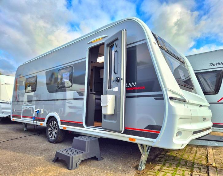 Dethleffs Beduin Scandinavia 550 BET Caravans nieuw, Caravans en Kamperen, Caravans, Bedrijf, tot en met 4, 1250 - 1500 kg, Rondzit