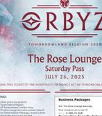 2x VIP B2B ticket inc parking zaterdag 26/07/2025, Twee personen