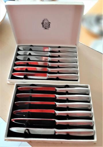 Te koop: Zo goed als nieuw! 12 Dessertmessen van Gembloux. beschikbaar voor biedingen