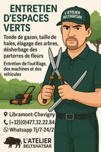 Je propose l'entretien de votre jardin ou terrain, Verzenden, Nieuw