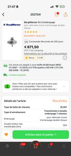 Embrayage AUTOMATIQUE 7 (groupe VAG), Enlèvement, Neuf, Audi