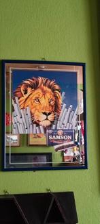 Reclame spiegel Samson tabak, Verzamelen, Ophalen of Verzenden, Gebruikt, Reclamebord