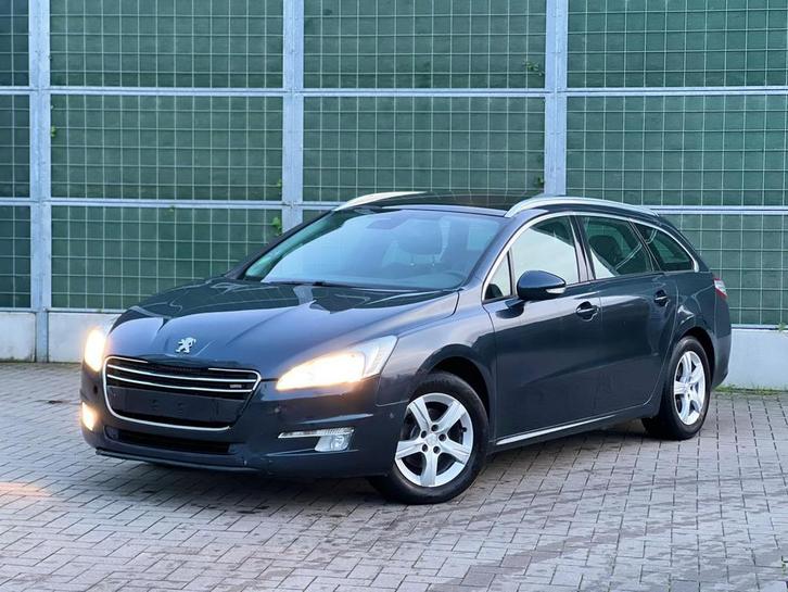 Peugeot 508 1.6 Automaat, Auto's, Peugeot, Bedrijf, Te koop, Diesel, Euro 5, Break, 4 deurs, Automaat, Blauw, Zwart, Leder en Stof