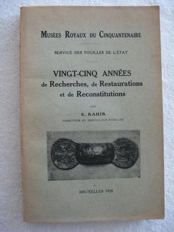 Fouilles de l’Etat en Belgique – Edmond Rahir - EO 1928 rare, Enlèvement ou Envoi, Utilisé