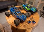 2x Traxxas Rustler 4x4 VXL, Gebruikt, Auto offroad, Schaal 1:10, Ophalen
