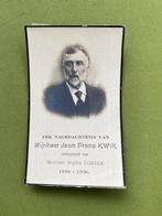 Kwik - Corier 1846 - 1930, Verzamelen, Bidprentjes en Rouwkaarten, Ophalen of Verzenden, Bidprentje