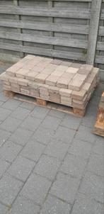 Getrommelde klinkers 15x15x6,  +-19m2 MOETEN NU WEG!!, Tuin en Terras, Tegels en Klinkers, Ophalen, Zo goed als nieuw, Klinkers