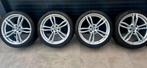 BMW 19 INCH BREEDSET VELGEN MET GOEIE BANDEN 5X112, Auto-onderdelen, Banden en Velgen, Ophalen, 19 inch, Banden en Velgen