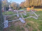 Platdak systeem voor 8 panelen portrait, Doe-het-zelf en Bouw, Ophalen, Zo goed als nieuw