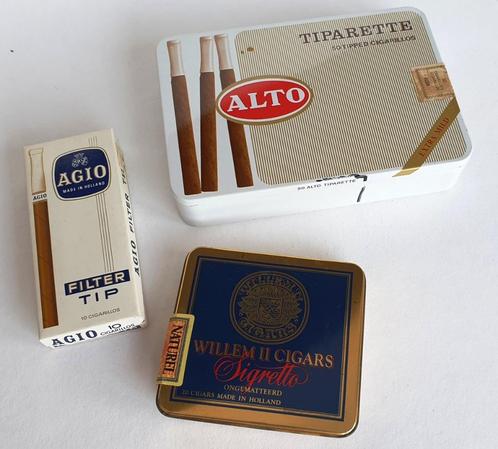Cigarillos Agio/Alto/Sigaretto met en zonder filter, Verzamelen, Rookartikelen, Aanstekers en Luciferdoosjes, Zo goed als nieuw