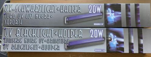 UV-schwarzlicht lampe + halter 20W twee stukken, Hobby en Vrije tijd, Feestartikelen, Zo goed als nieuw, Versiering, Ophalen of Verzenden