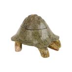 Houten Schildpad Trinket Doos Snuisterij Vide Poche, Antiek en Kunst, Curiosa en Brocante, Ophalen of Verzenden