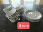 4 tassen en ondertassen (+ 2 extra gratis tassen), Ophalen of Verzenden, Gebruikt