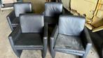 fauteuil 4 stuks leder, Ophalen, Gebruikt, Leer
