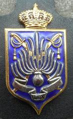 RIJKSWACHT - GENDARMERIE - BRELOQUE SUR CUIR, Collections, Objets militaires | Général, Emblème ou Badge, Gendarmerie, Envoi