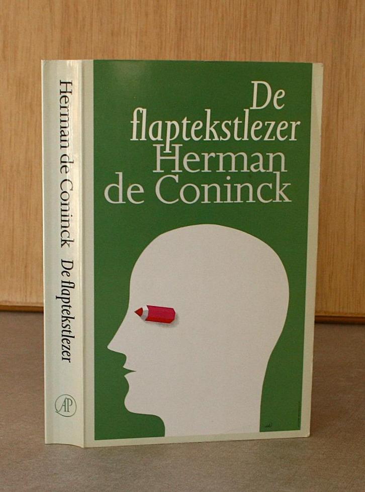 Herman de Coninck – De flaptekstlezer., Livres, Littérature, Utilisé, Enlèvement ou Envoi