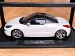 Peugeot RCZ parel wit met zwart dak 1:18 Norev nieuw in doos, Ophalen of Verzenden, Nieuw, Auto, Norev