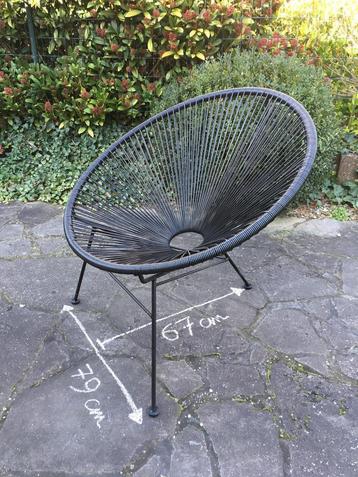 Nieuwe acapulcostoelen - ROND & ZWART [UITVERKOOP] beschikbaar voor biedingen