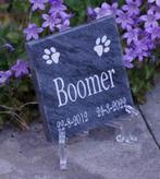 MARMEREN GEDENKSTEEN VOOR HOND OF KAT MET DIERENPOOTJES, Dieren en Toebehoren, Honden-accessoires, Verzenden, Nieuw
