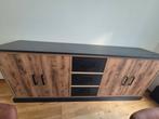 Buffet Weba 226cm marron et noir, Huis en Inrichting, Ophalen, Zo goed als nieuw