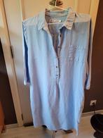 Thelma & Louise, kleed, blauw, linnen, maat 44, Kleding | Dames, Ophalen of Verzenden, Gedragen, Maat 42/44 (L), Blauw