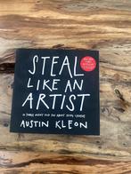 Boek: Steal like an artist, Boeken, Kunst en Cultuur | Beeldend, Austin Kleon, Ophalen of Verzenden, Zo goed als nieuw, Overige onderwerpen