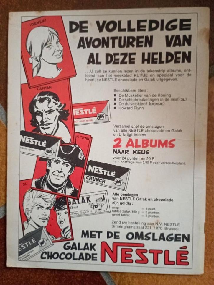 671) De eerste reis van luitenant Howard Flynn ( Nestlé ), Boeken, Stripverhalen, Gelezen, Eén stripboek, Ophalen of Verzenden