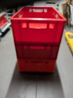 3 rode bakken-59,5cm op 39,5cm-4€/bak, Ophalen
