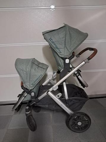 Uppababy Vista buggy - tweeling disponible aux enchères