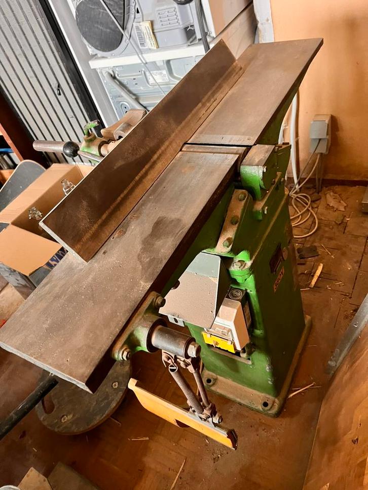 Dewez schaafbank vlaktebank, Doe-het-zelf en Bouw, Schaafmachines, Gebruikt, Ophalen