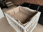 Koeka baby box bumper en boxkleed beige, Kinderen en Baby's, Babyparken, Ophalen, Zo goed als nieuw