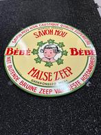 Panneau publicitaire en émail Savon Mou Bébé, Collections, Marques & Objets publicitaires, Enlèvement ou Envoi, Utilisé, Panneau publicitaire