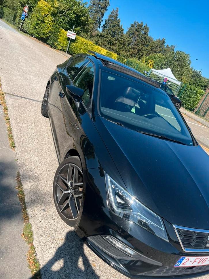 Seat leon fr, Auto's, Seat, Particulier, Leon, Open dak, Benzine, 5 deurs, Automaat, Zwart, Dealer onderhouden, Onderhoudsboekje
