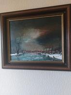 schilderij van Gaston Rossignol Hekelgem, Ophalen, Zo goed als nieuw, Schilderij