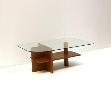 Vintage salontafel jaren '60 '70 midcentury design beschikbaar voor biedingen