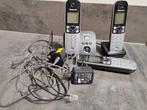 panasonic dect telefoon 3 toestellen met basisstation, Telecommunicatie, Vaste telefoons | Handsets en Draadloos, Ophalen, Gebruikt