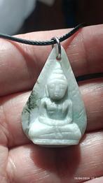 Pendentif Bouddha en jade naturel, Avec pierre précieuse, Enlèvement ou Envoi, Neuf, Pierre ou Minéral