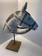 Houten antieke paarden hoofd, Ophalen of Verzenden
