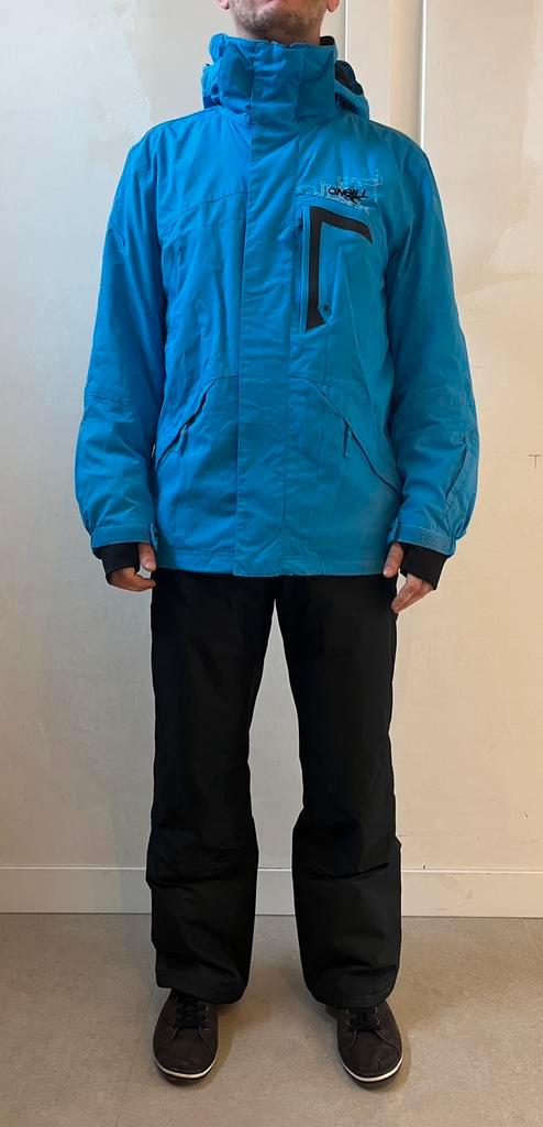 Skipak O’Neill - Blauw/zwart maat M/40, Kleding | Heren, Wintersportkleding, Gedragen, Pak, Overige maten, Ophalen