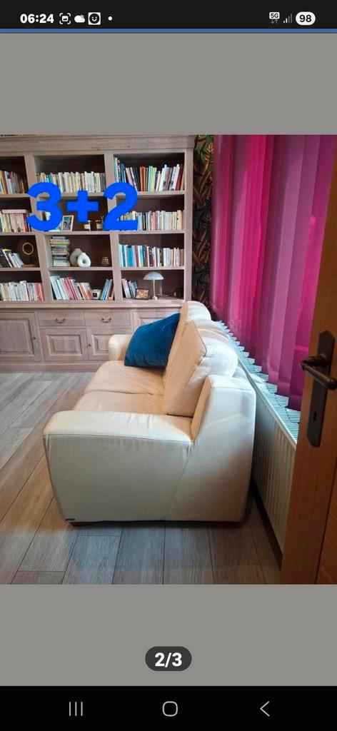 Salon cuir divant canapé, Maison & Meubles, Canapés | Sofas & Chaises Longues, Cuir, Enlèvement