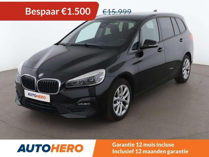 BMW 2 Serie 218 218d Gran Tourer Advantage (bj 2019), Auto's, BMW, Te koop, 2 Reeks Gran Tourer, ABS, Airbags, Airconditioning