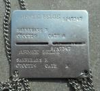 ABL - FBA / PLAQUE D'IDENTIFICATION RSM 1(BE)CORPS SEC LOG, Verzenden, Landmacht, Embleem of Badge